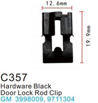 Клипса для крепления внутренней обшивки а/м GM пластиковая, 100 шт Forsage C0357(GM)