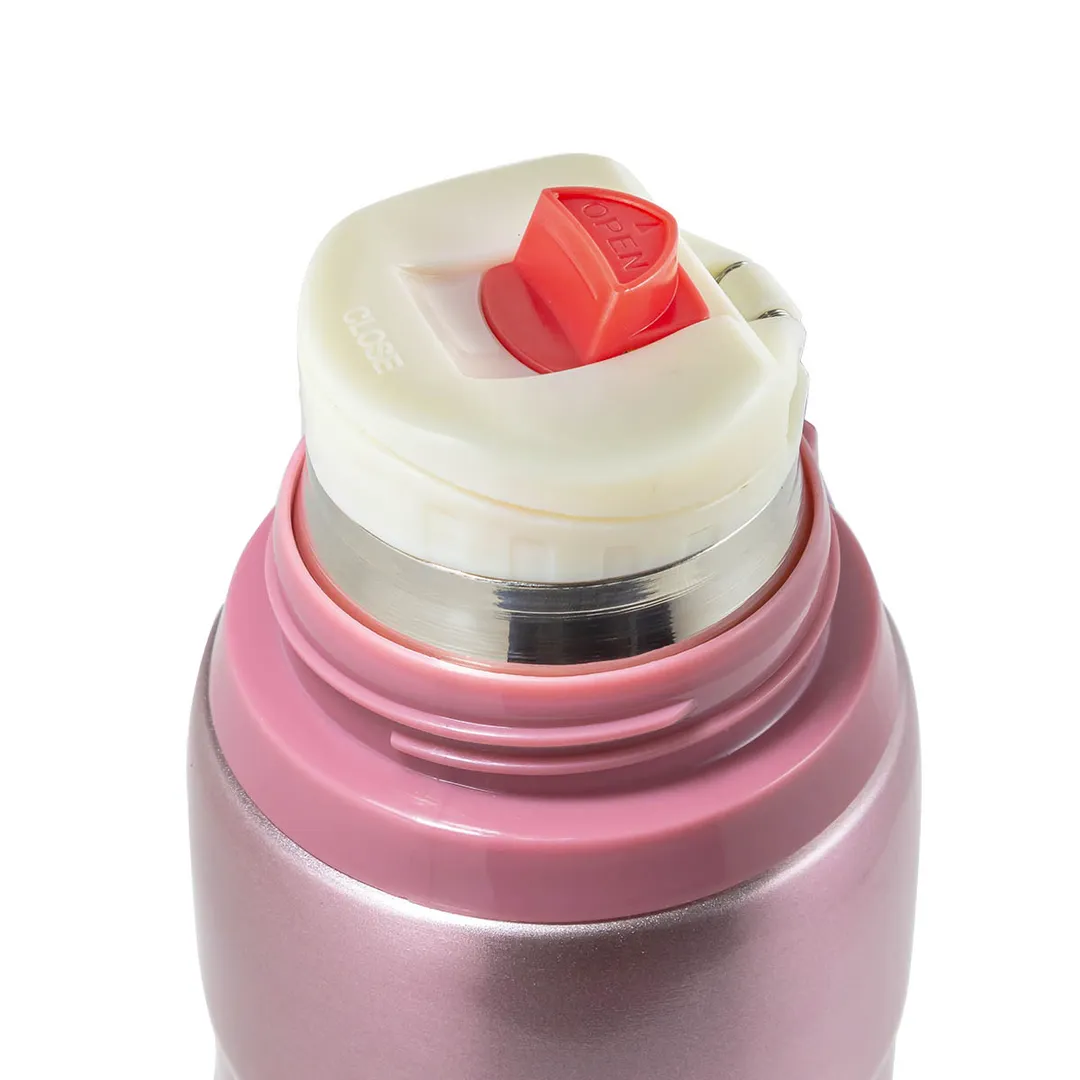 Термос для напитков 750 мл, нерж.сталь, розовый Forsage F-750P