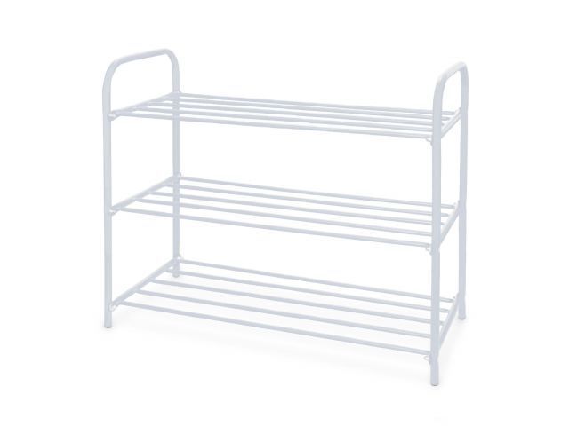 Этажерка для обуви Ника комфорт 3-х секционная, 590х330х790 мм, серый матовый, NIKA ЭТК3/МС