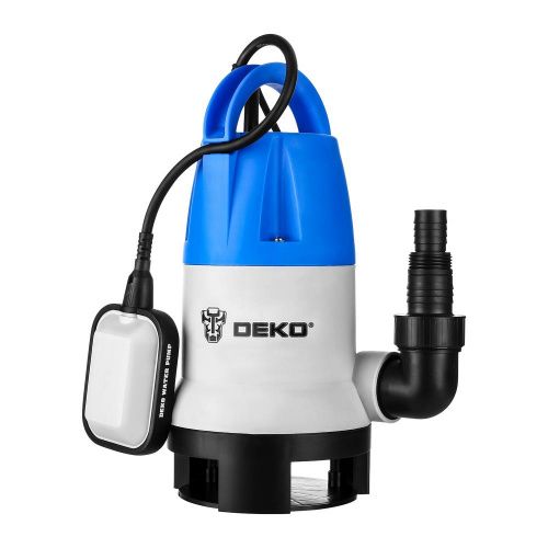 Насос дренажный DWP-600P (грязевая, поплавок, 220В, 600Вт, пластик) DEKO 076-0519