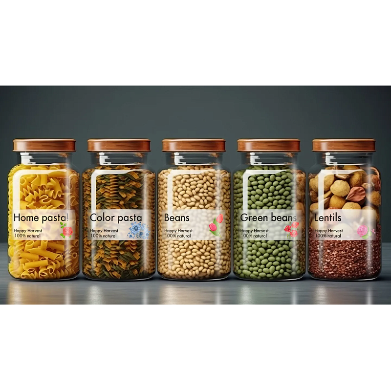 Самоклеящиеся этикетки универсальные Rillprint, 210х148 мм, 25 листов, 2 штуки, полупрозрачный