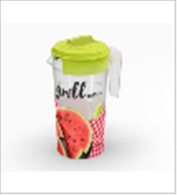 Кувшин с крышкой GRILL MENU 1,2 л, салатовый Полимербыт 4314892