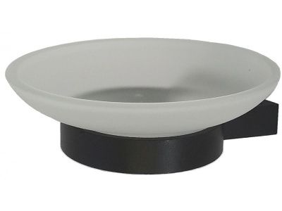 Мыльница, авиационный алюминий + стекло, черный Ledeme L5502