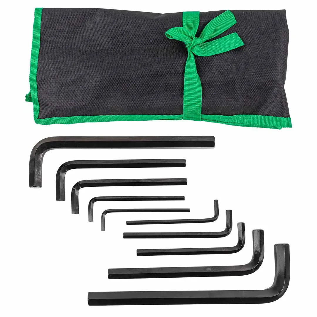 Набор ключей Г-образных 6-гр. длинных, 10 пр. 6-8, 10-12, 14, 17, 19 22 мм RockForce RF-5107L