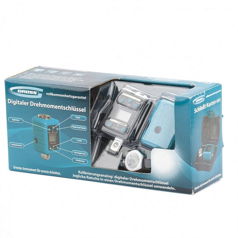 Динамометрический ключ электронный 40-200 Нм, 1/2 Gross 14164