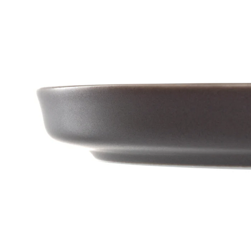 Тарелка керамическая "ROMA", 22 см, серо-коричневый