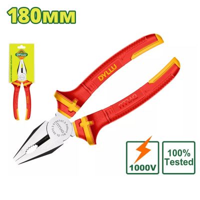 Плоскогубцы комбинированные диэлектрические 180 мм DYLLU DTPL1937
