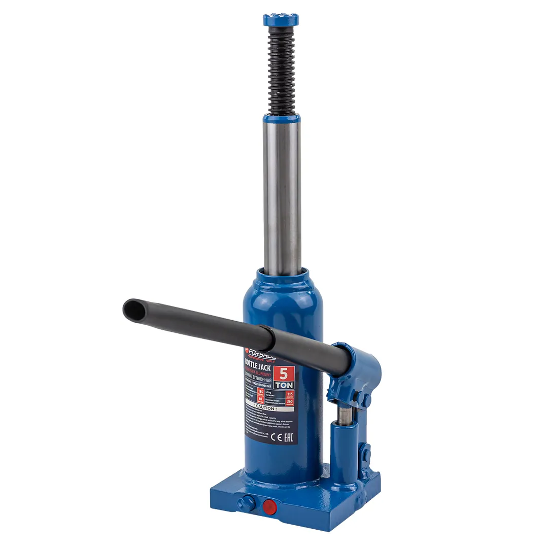 Домкрат бутылочный 5 т с клапаном, 195-395 мм Forsage F-T90504 DS