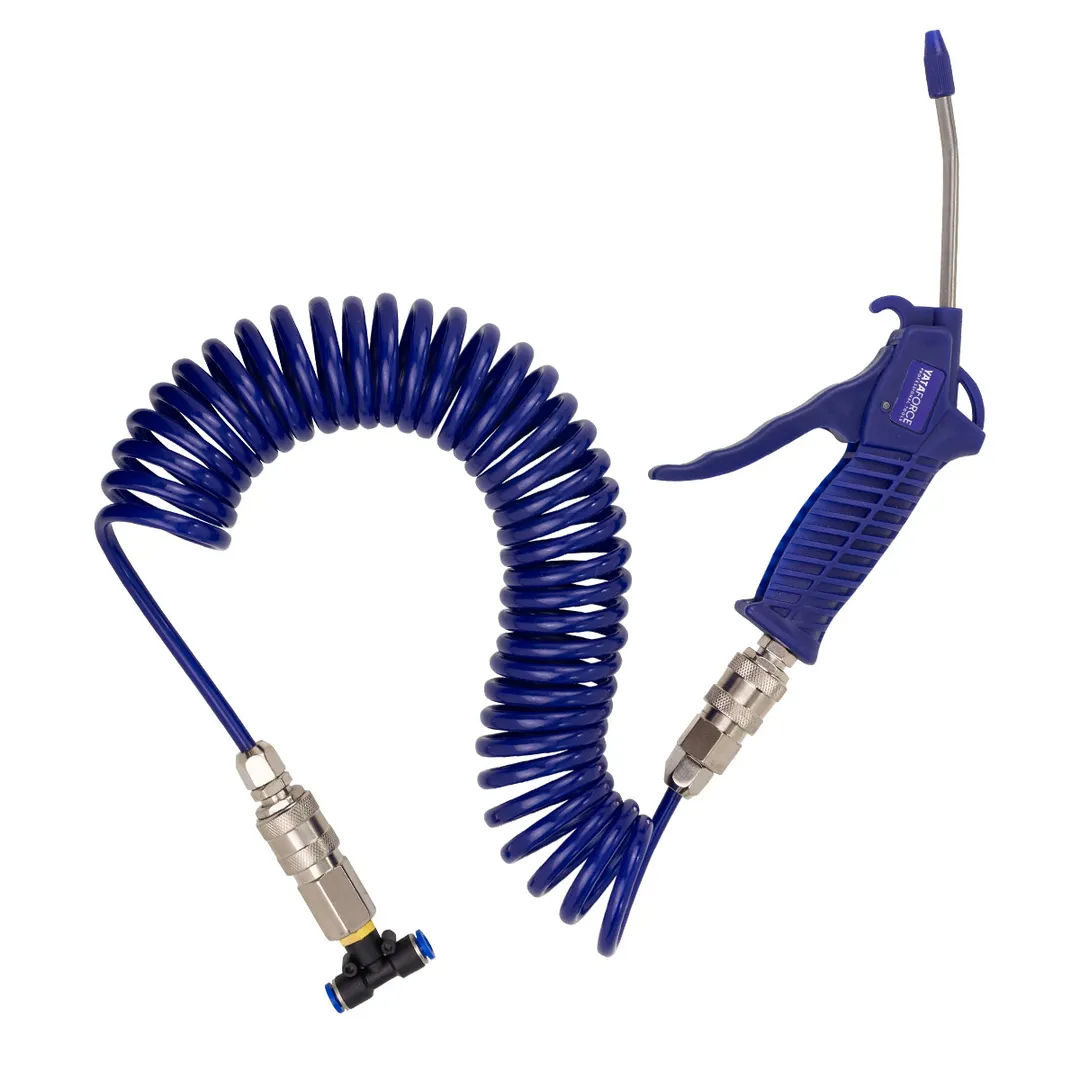 Пистолет обдувочный 100 мм со шлангом и фитингом YATAFORCE YF-SG-01