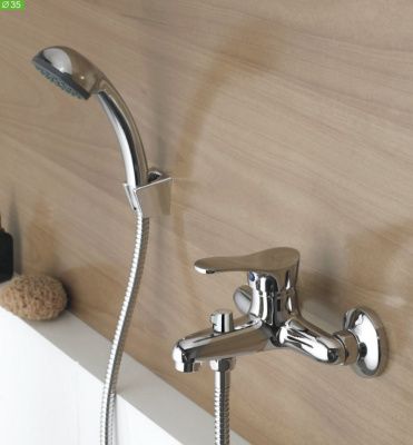 Смеситель для ванны, латунь, хром Ledeme L3014