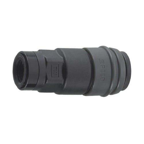 Быстроразъем пневматический с клапаном "мама"-внутр. резьба 3/8" пластик Prowin 30SFP-E