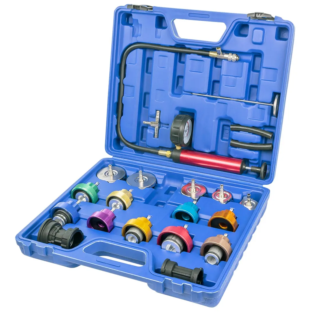 Набор приспособлений для тестирования систем охлаждения 21 пр., 0-2.5bar RockForce RF-922G1C