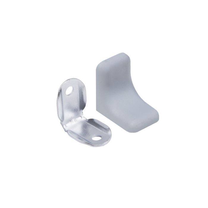 Уголок с металлической основой и пластиковой крышкой серый 02 (уп/100шт) LUNA BY 104125