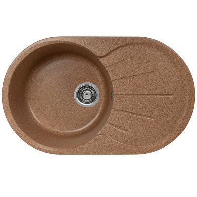 Мойка кухонная из мраморной крошки, терракот, A02-23 Gerhans
