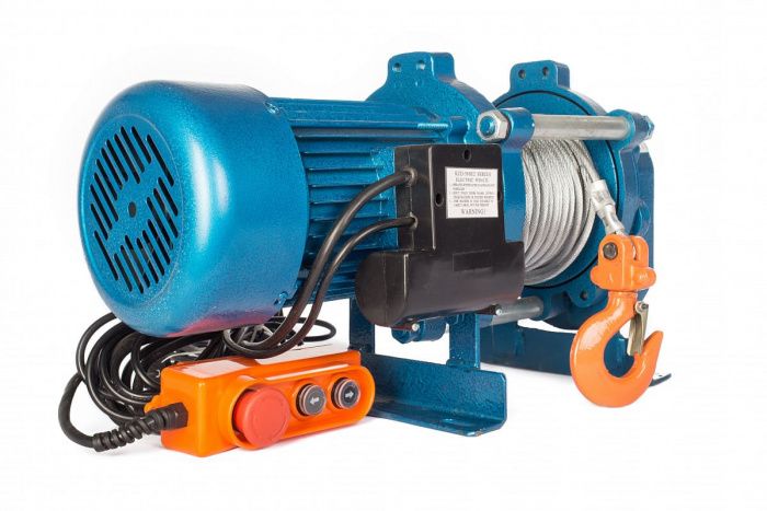 Лебедка ЛЭК-500 E21 (KCD) 500 кг 220 В с канатом 
100 м (T) TOR 1026410