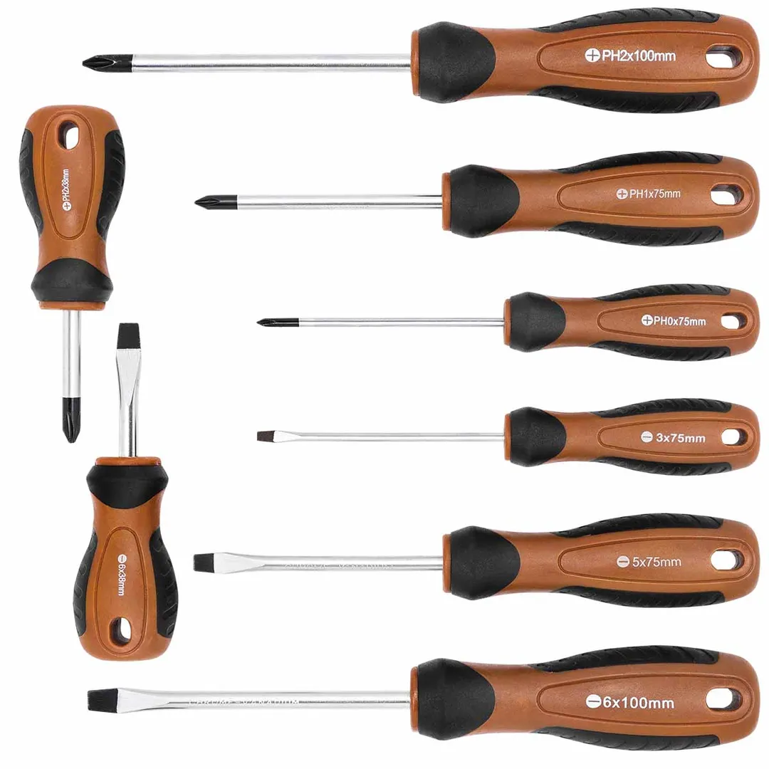 Набор отверток SL, PH 8 пр FORSTIME FT-7008B