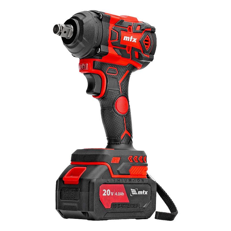 Гайковерт ударный аккумуляторный бесщет. CIWU-BL-20-600, Li-Ion, 20 В MTX 26585