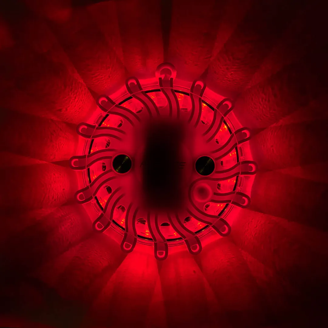 Фонарь переносной светодиодный с магнитом (9 световых режимов, 16 LED, 1хCR23) Forsage F-01151