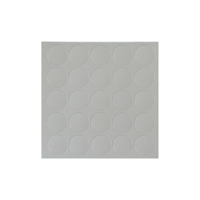 Заглушка самоприлипающая к эксцентрику светло-серый (20307) (лист-28шт.) AKS 82915
