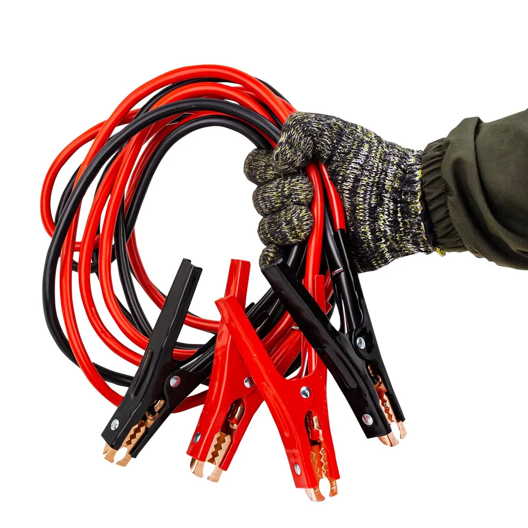 Стартовые провода 600 Aмпер, 3 м, морозостойкая изоляция, в чехле ForceKraft FK-884S6