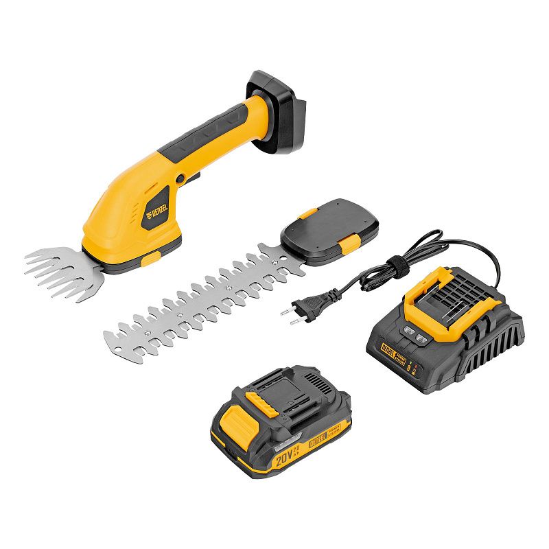 Ножницы-кусторез аккумуляторные GS-20, Li-Ion, 20 В Denzel 59432