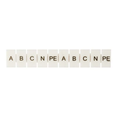 Маркеры для JXB-ST 1,5 с символами "A, B, C, N, PE" (100 шт,) EKF PROxima zb-st-1.5-A-PE