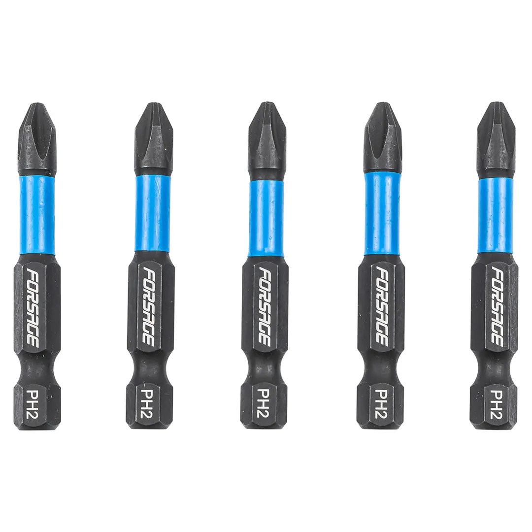 Набор торсионных бит PH2 1/4" 5 пр. 50 мм Forsage F-41638