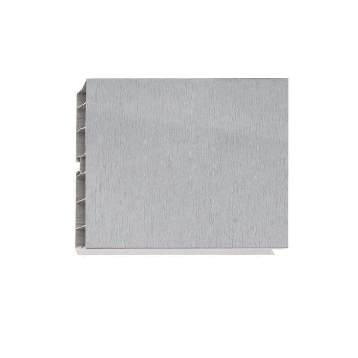 Цоколь мебельный ПВХ h=100 титан новый L=3200мм, RU 68501