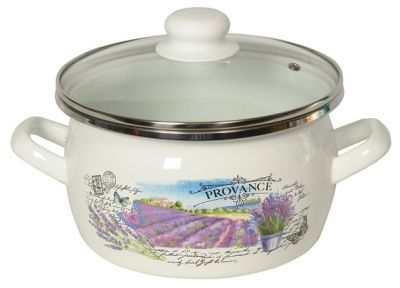 Кастрюля 1,5л (сфера)"Лаванда" Сантэкс 1-2415112(Бл)(Лав)