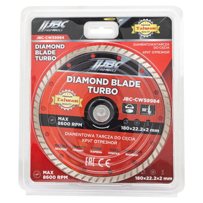 Круг отрезной 180х22,2х2 мм JBC JBC-CW59984