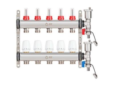 Коллекторная группа AVE136, 5 вых. AV Engineering AVE13600105
