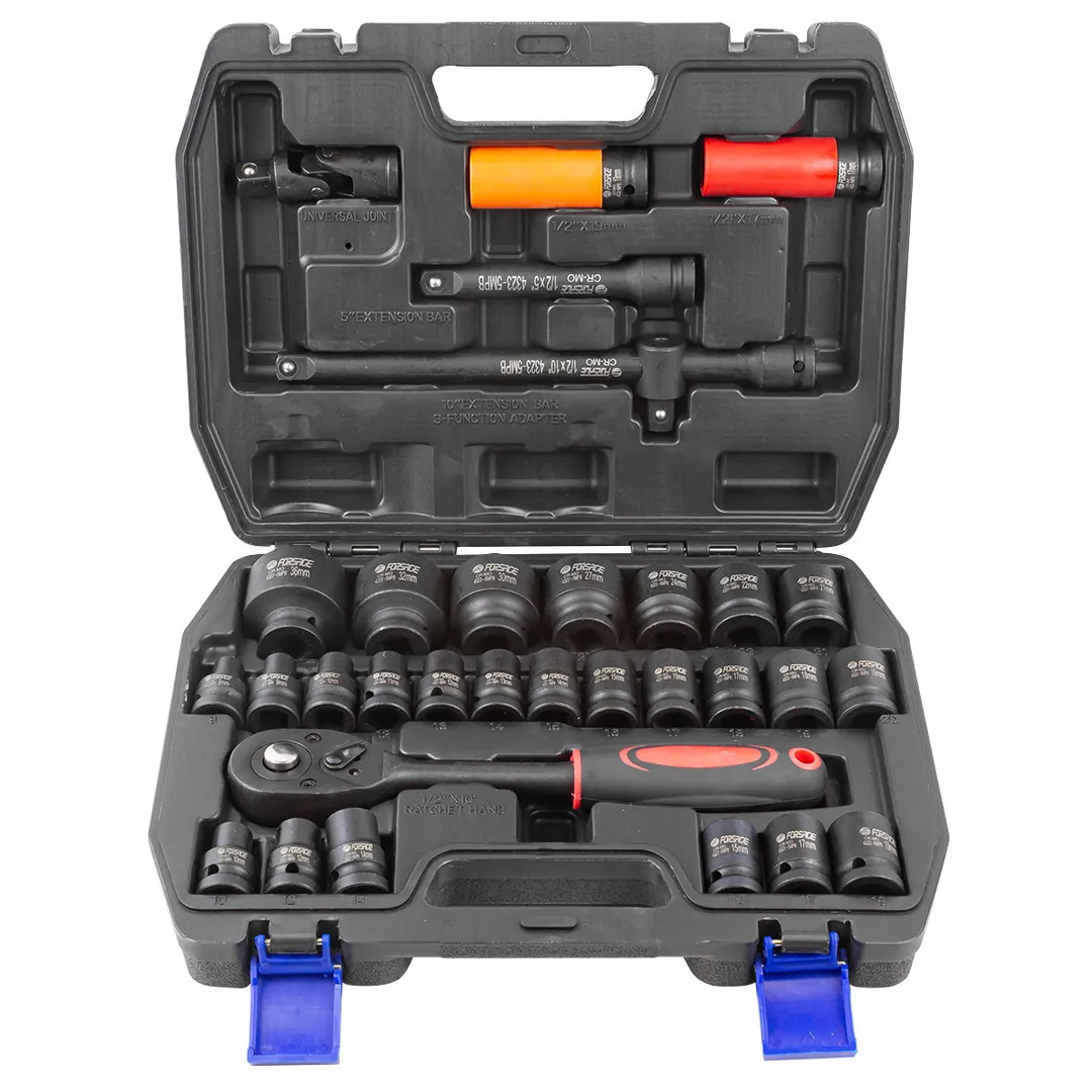 Набор ударных инструментов Cr-Mo 32 пр 1/2'' 6-гр Forsage F-4323-5MPB