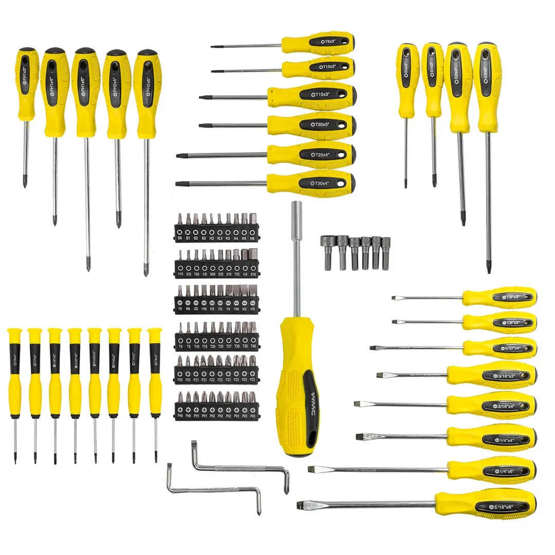 Набор отверток и бит 100 пр. WMC TOOLS WMC-10100