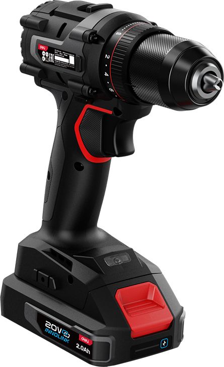 Аккумуляторная дрель-шуруповерт Deli RS EDE-DZ20-2D2 20 В, 70 Нм, 2 АКБ, 2 Ач, сумка