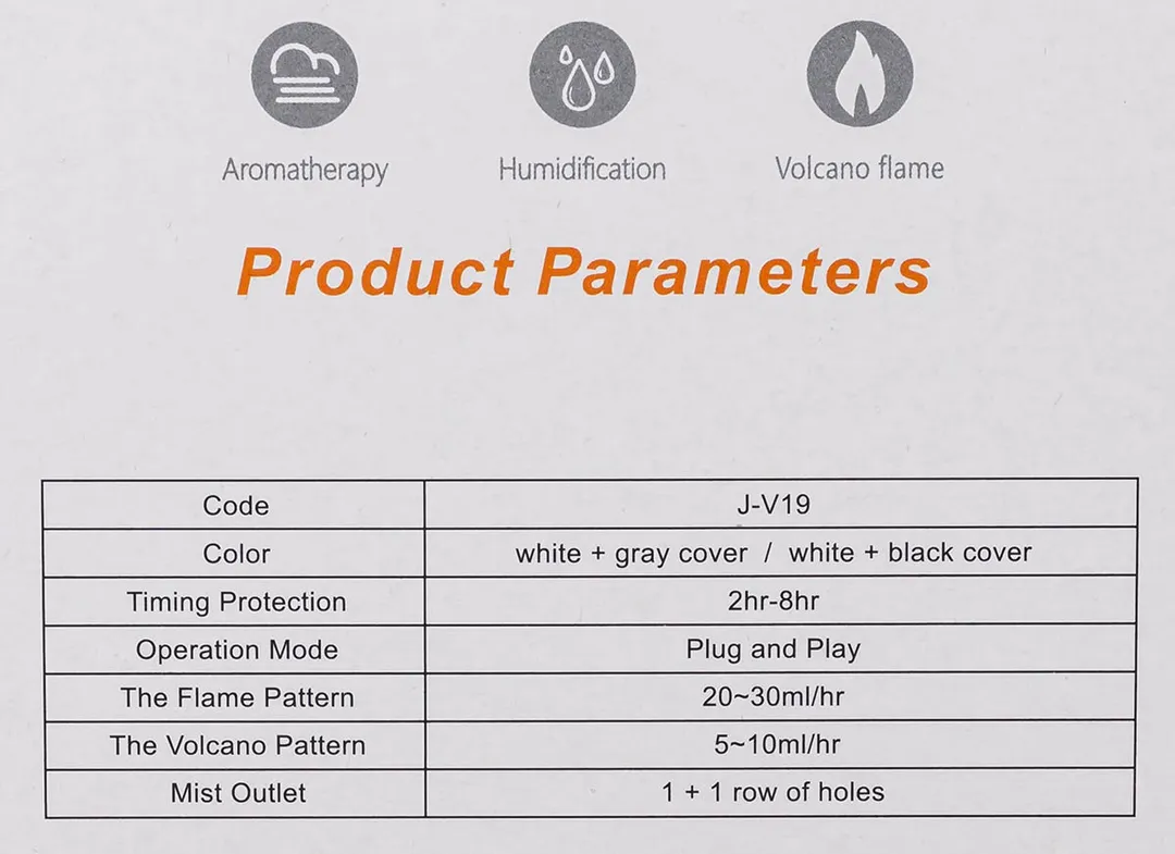 Увлажнитель воздуха бытовой ультразвуковой EL15 V19-1(V19)