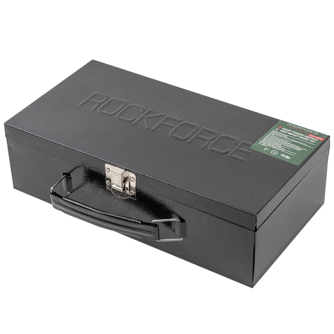 Набор головок ударных глубоких 1" 7 пр., 12-гр., 24-46 мм RockForce RF-8072-9MPB