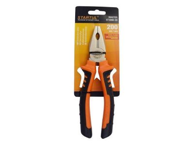 Плоскогубцы 180мм комбинированные, никелированное покрытие STARTUL MASTER ST3080-18