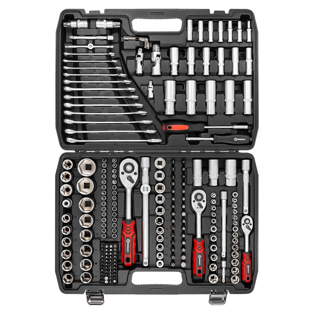 Набор инструментов 216 пр 1/4''&3/8''&1/2'' 6-гр ForceKraft FK-38841-8
