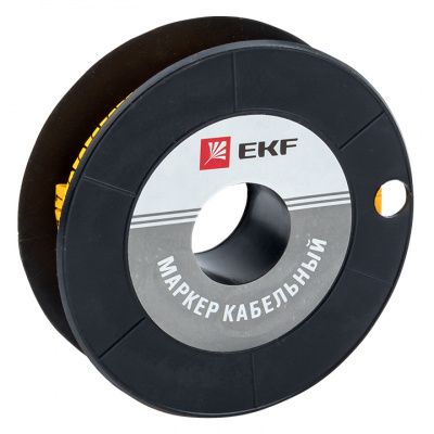 Маркер кабельный 4,0 мм2 "7" (500 шт,) (ЕС-2) EKF PROxima plc-KM-4-7
