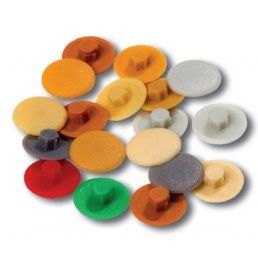 Заглушка пластик к конфирматам белый, 02, упак.-40шт., PL 39258