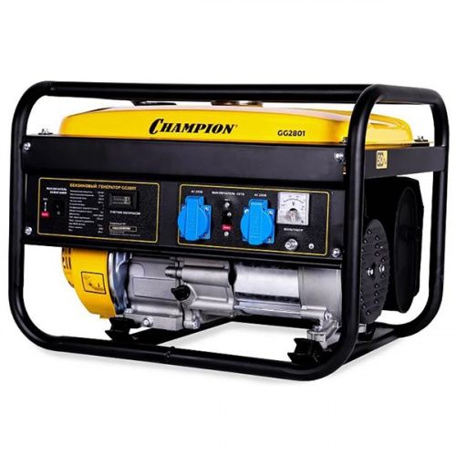 Генератор OHV 7 лс, 15л, 2,8/3,0 кВт CHAMPION GG2801