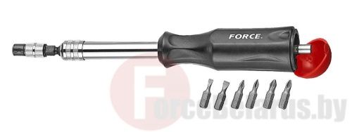 Универсальная отвертка с насадками Force 2083 8 пр. 1/4''