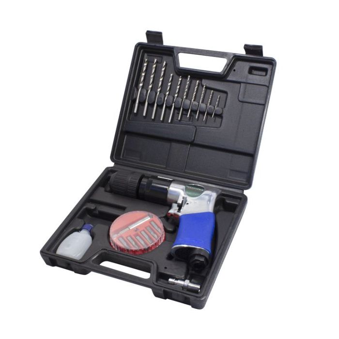 Пневмодрель с реверсом, набором бит и сверел 20 пр. RockForce RF-RP7810