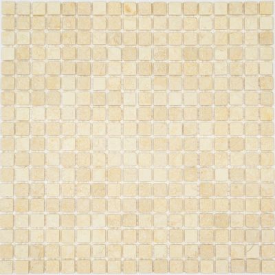 Мозаика Pietrine Botticino MAT, 15x15х4 мм, MOSAICSTORY 35339