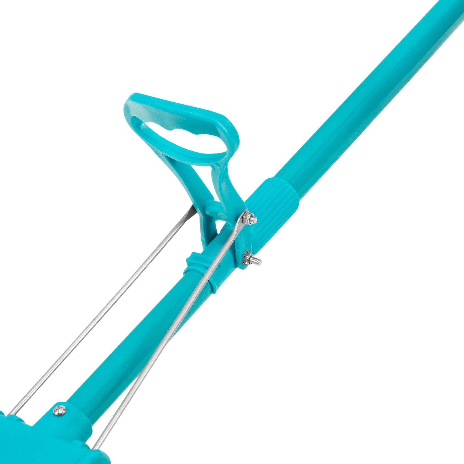 Швабра отжимная, 110 см, губка PVA 26х5,5х6 см, телескопическая рукоятка, бирюзовая, Home Palisad 93581