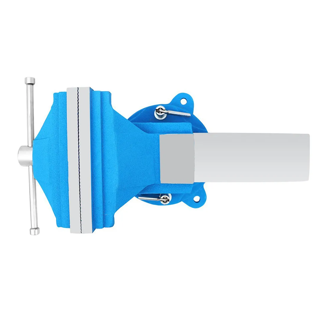 Тиски стальные усиленные поворотные с наковальней 150 мм Forsage F-6540906