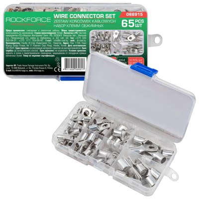 Набор контактных автомобильных клемм 65 пр RockForce RF-068915