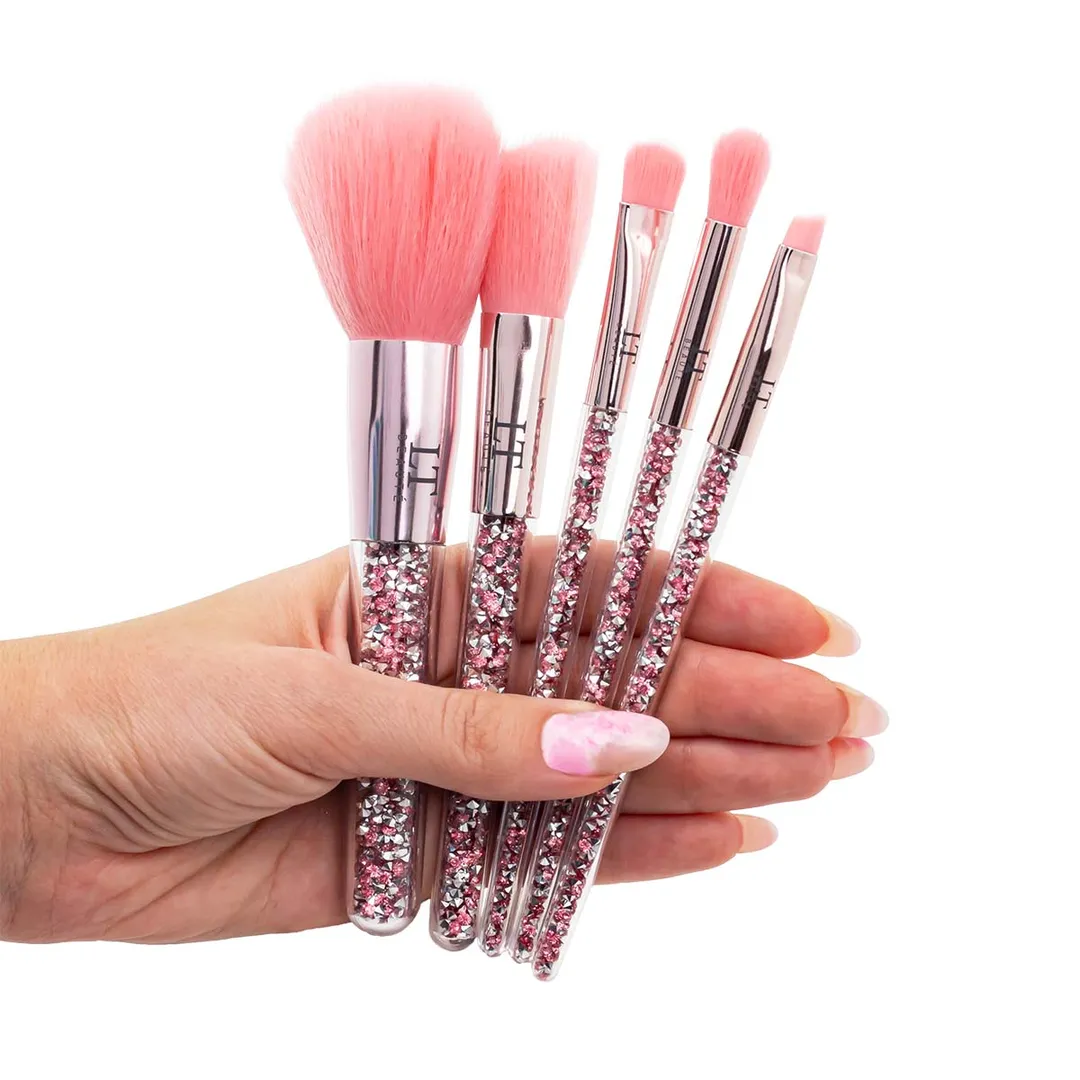 Кисти для макияжа, набор 5 пр. La and Te beaute LT-MBS3(бежевый)