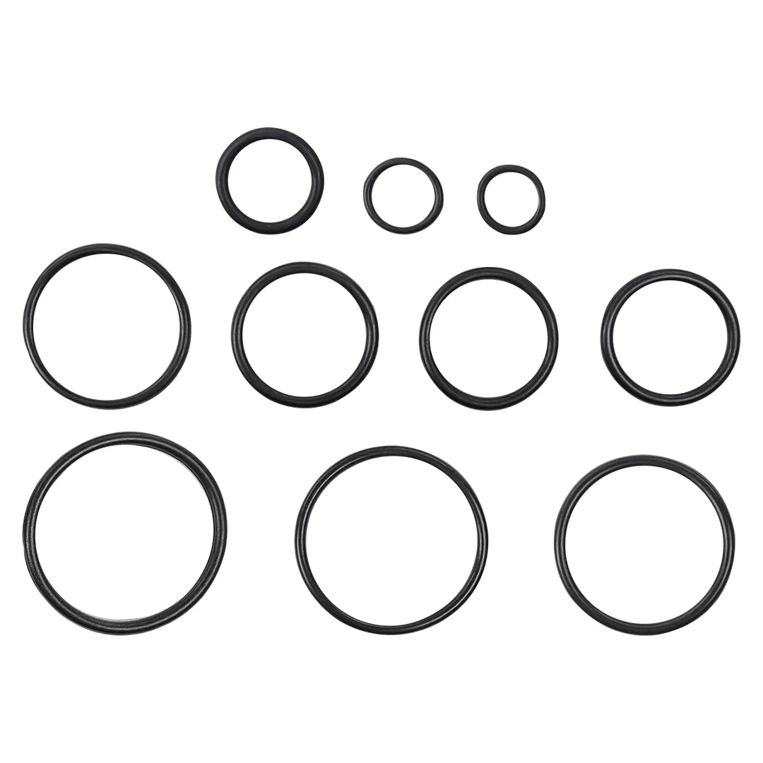 Кольца уплотнительные резиновые маслобензостойкие, 382 пр., метрические Forsage F-726