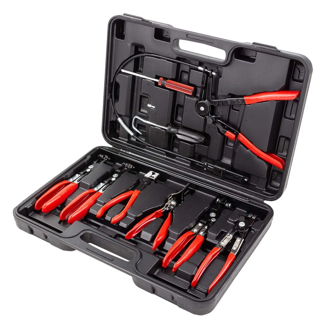 Набор щипцов для снятия и установки хомутов и шлангов 9 пр FORSTIME FT-909G3